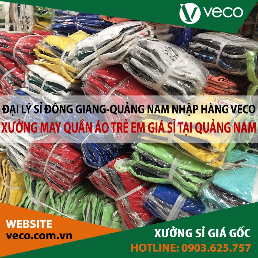 VECO-Xưởng may quần áo trẻ em giá sỉ tại Quảng Nam